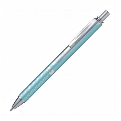 Gelový roller Pentel Energel Steel, světle modrý 
