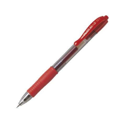 Roller gelový PILOT G-2 0,7 mm červený 