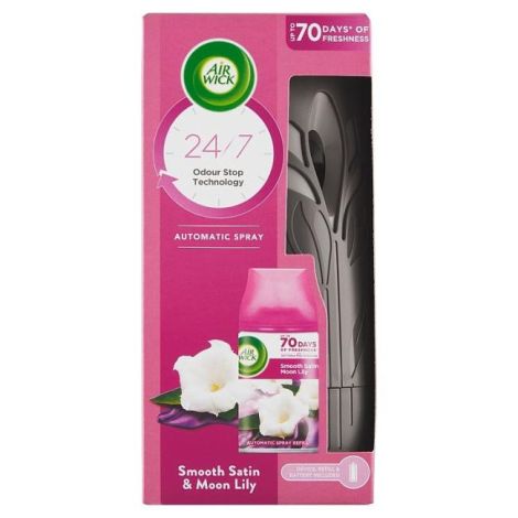 Air Wick Automat osvěžovač + náplň 250 ml Měsíční Lalia Satén 