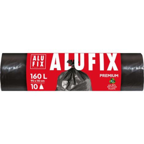 Pytle na odpadky PROFI 160ℓ, 10ks, 45mic, LDPE 90x110cm, černé 
