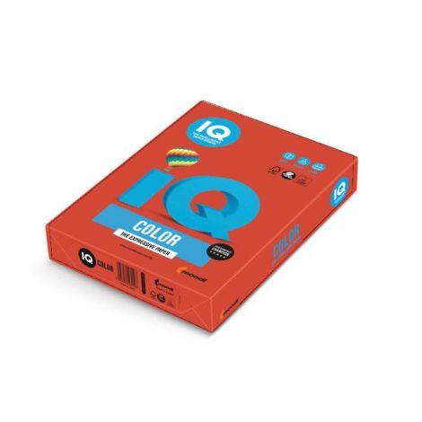Barevný papír IQ color korálově červený CO44, A4 120g 