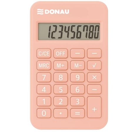 Kalkulačka Donau Tech K-DT2082 růžová 