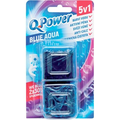 Q Power WC blok do nádrže 2 kusy 