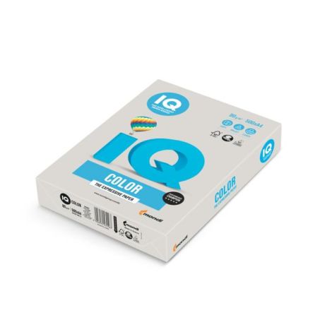 Barevný papír IQ color šedý GR21, A4 80g 