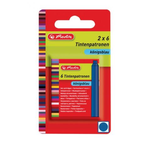 Bombičky Herlitz 2x6ks modré v blistru 