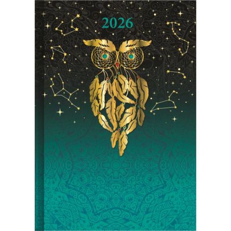 Diář týdenní A5 14,2 x 20,4 cm - ART Lapač snů 2026 