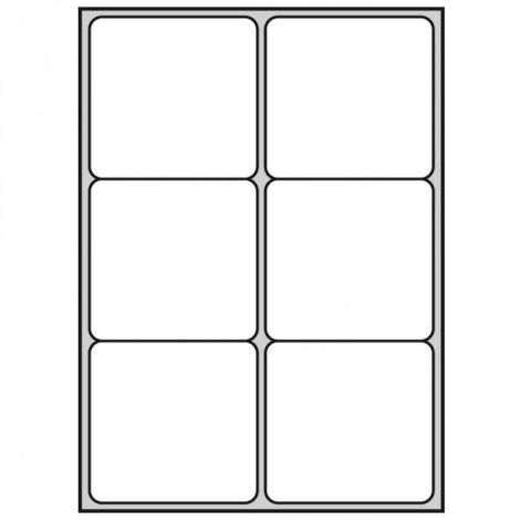 Etikety univerzální 99,1x93,1mm Agipa A4 100 archů