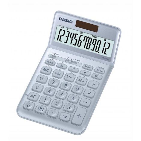 Kalkulačka Casio JW-200SC BU stříbrná 