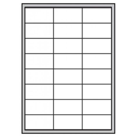 Etikety polyesterové 64,6x33,8mm APLI 20 archů 