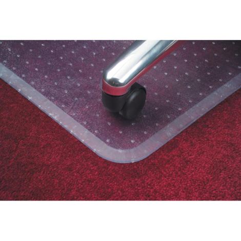 Podložka pod židli na koberce ve tvaru T 134x115cm 