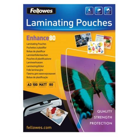 Laminovací fólie Fellowes 303x426 A3 80mic matné 