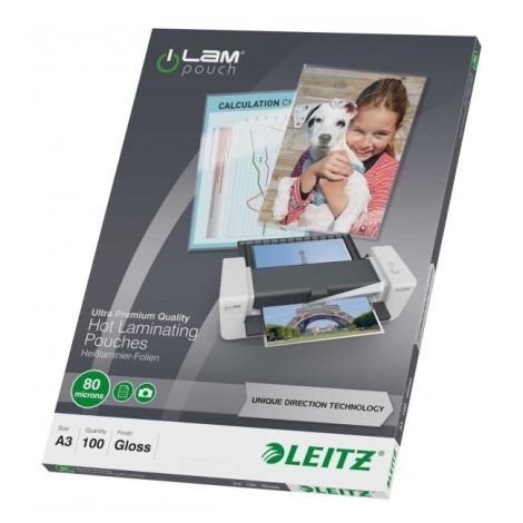 Laminovací fólie Leitz A3 80 mic 