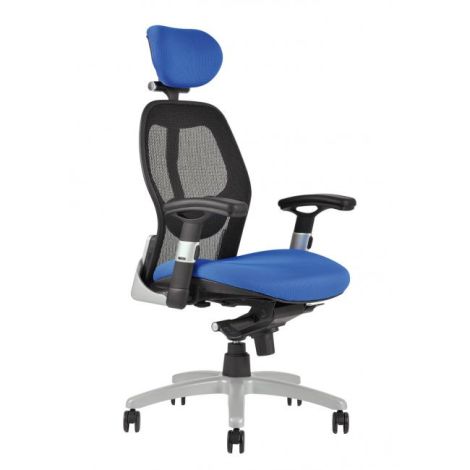 Kancelářská židle SATURN NET modrá 