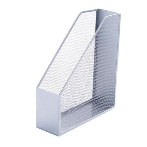 Drátěný stojan na časopisy 90x295x258mm stříbrný
