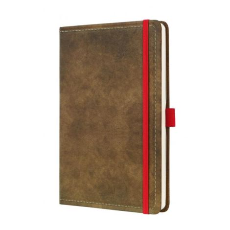 Zápisník CONCEPTUM Vintage linkovaný hnědý 135x203mm
