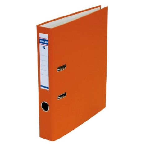 Pořadač pákový DONAU poloplastový 5cm oranžový 