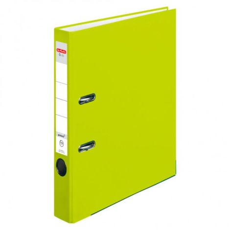 Pákový pořadač Herlitz Q.file 5cm neonově zelený