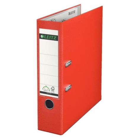 Pákový pořadač Leitz 180° 8cm světle červený 