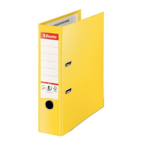 Pořadač pákový Esselte celoplastový A4 MAXI 8cm žlutý 