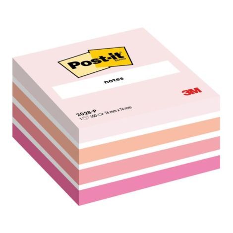 Samolepící bloček Post-it 76x76 růžová 