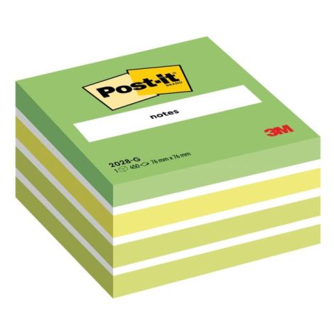 Samolepící bloček Post-it 76x76 zelená 