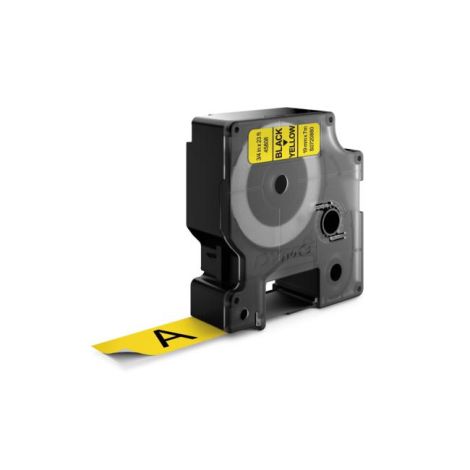 Samolepící páska Dymo D1 19 mm žlutá/černá
