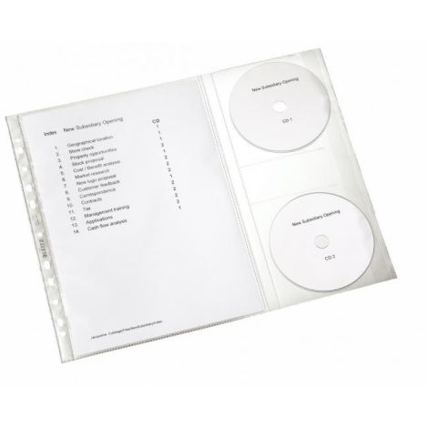 Euroobal Leitz Combo A4 na CD 120mic 5ks 