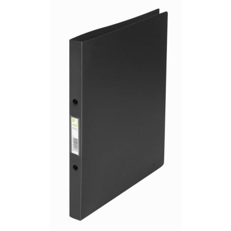 Pořadač 2-kroužkový Q-CONNECT celoplastový 1,6cm černý 