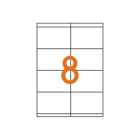 Etikety laser 105x72mm Agipa A4 100 archů 