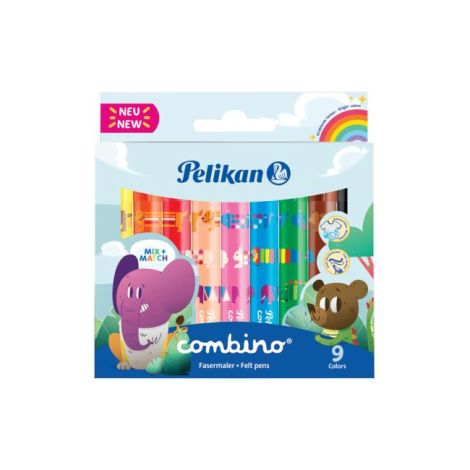 Sada popisovačů Pelikan Combino 411 9 barev