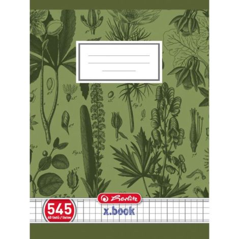 Sešit Herlitz 545, A5, čtverečkovaný, 70g/m2 