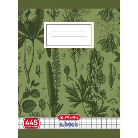 Sešit Herlitz 445, A4, čtverečkovaný, 70g/m2 