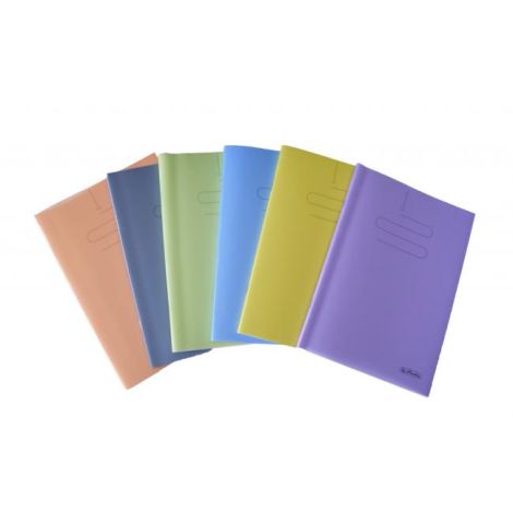 Sešit Herlitz 464, A4, s PP obalem, mix barev 