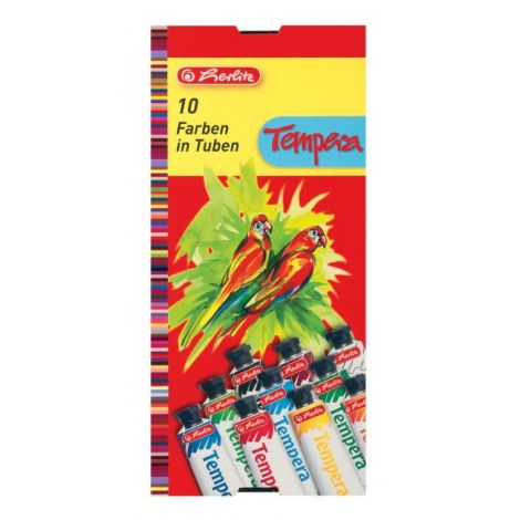 Temperové barvy Herlitz 16ml 10 barev 