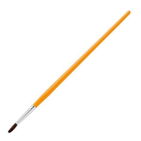 Štětec kulatý Nr. 6 se žlutou rukojetí 12ks 