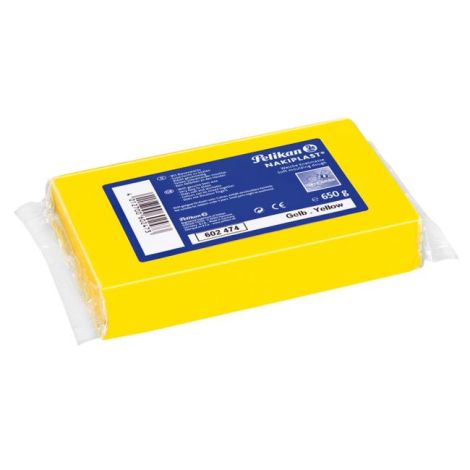 Plastelína Pelikan Nakiplast žlutá 650g 