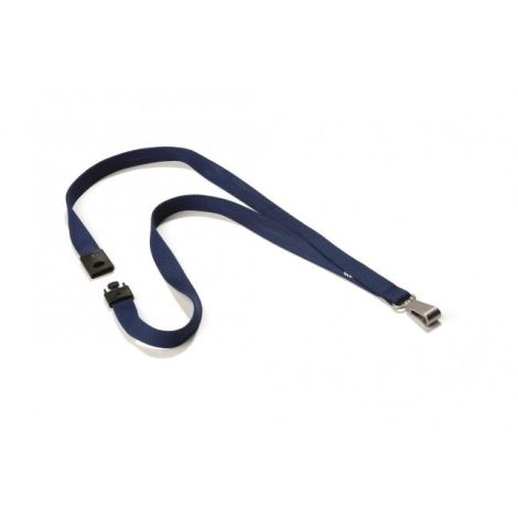 Závěsný řemínek DURABLE SOFT COLOUR 15mm tmavě modrý 10ks 