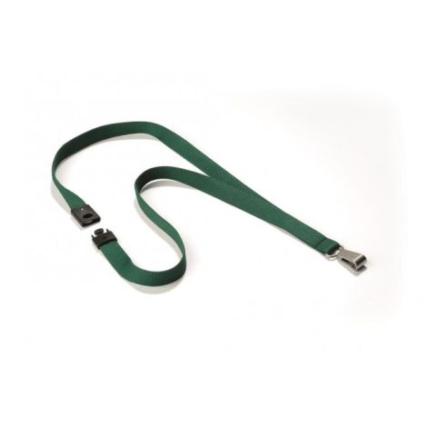 Závěsný řemínek DURABLE SOFT COLOUR 15mm tmavě zelený 10ks 