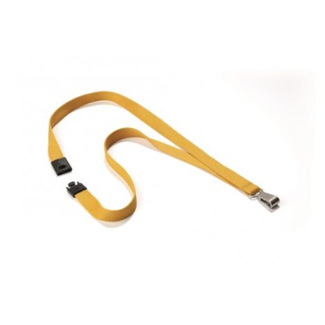 Závěsný řemínek DURABLE SOFT COLOUR 15mm žlutý 10ks 