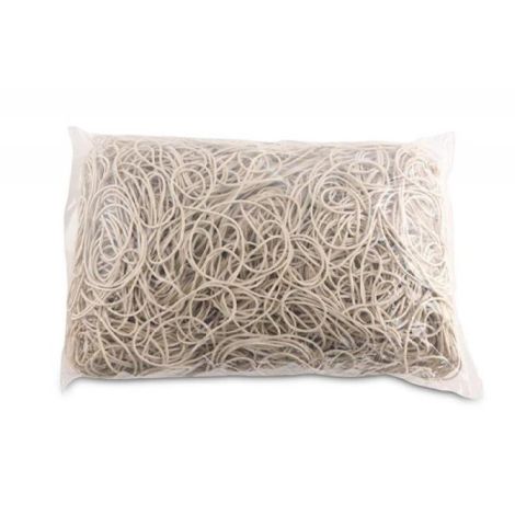 Gumičky Office Products 50mm 1kg bílé 