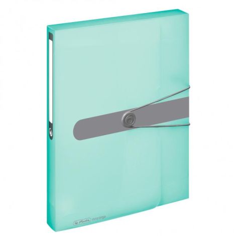 Plastový box s gumičkou Herlitz A4 PP mint 