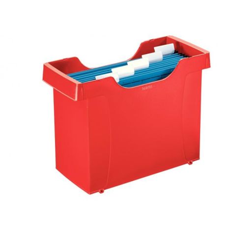 Zásobník na závěsné obaly Leitz Plus červený 