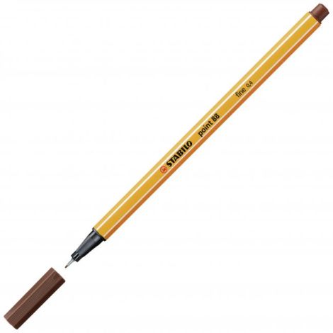 Liner STABILO Point 88 hnědý 