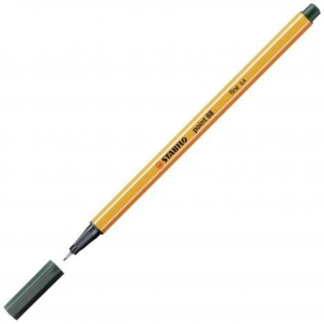 Liner STABILO Point 88 olivově zelený 