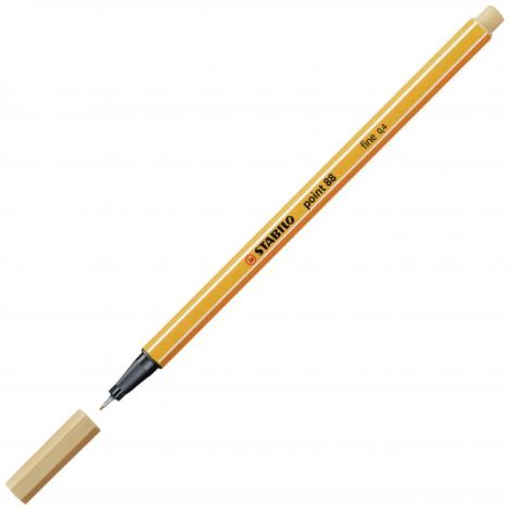 Liner STABILO Point 88 světleokrový 