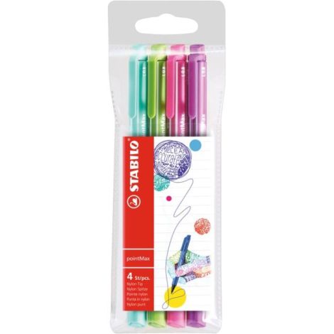 Sada popisovačů STABILO pointMax 4ks 