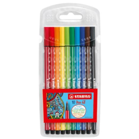 Sada popisovačů STABILO Pen 68/10S 