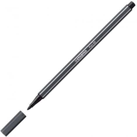 Popisovač STABILO Pen 68 černošedá 