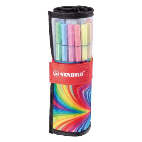 Sada popisovačů STABILO Pen 68 25 ks Rollerset `ARTY` Edition 