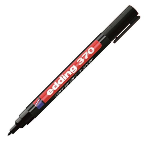 Permanentní popisovač edding 370 černý 